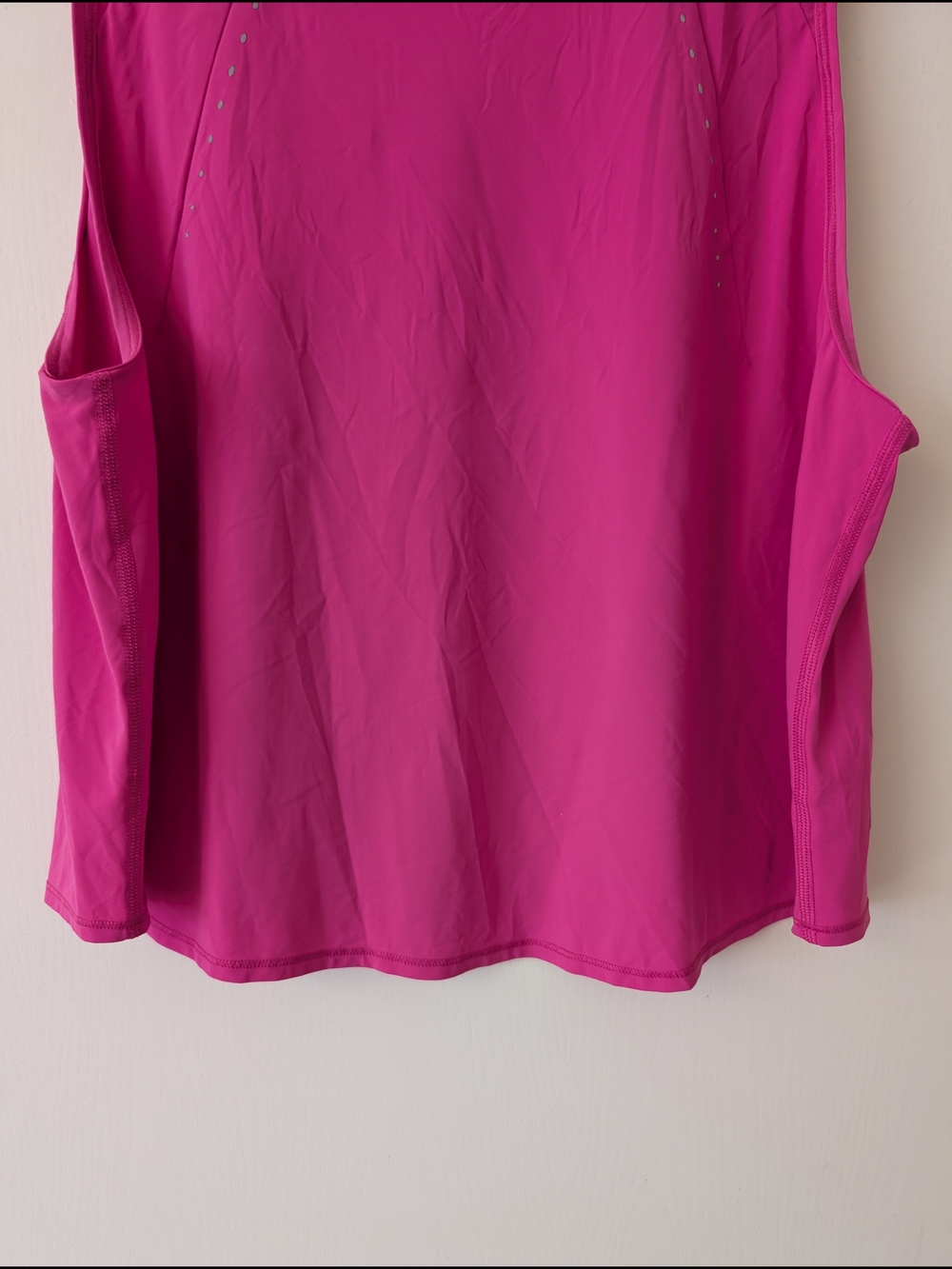 lululemon athletics Womens 12 Sculpt Cropped Tank Top Sonic Pink Activewear - Picture 2 of 7